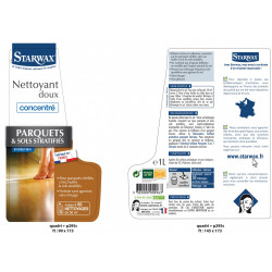 Nettoyant concentré doux surfaces spécifiques STARWAX 1 l - Starwax