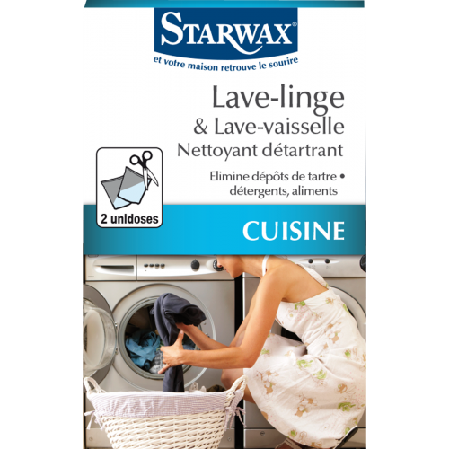 Starwax Nettoyant détartrant lave-linge et lave-vaisselle STARWAX 2