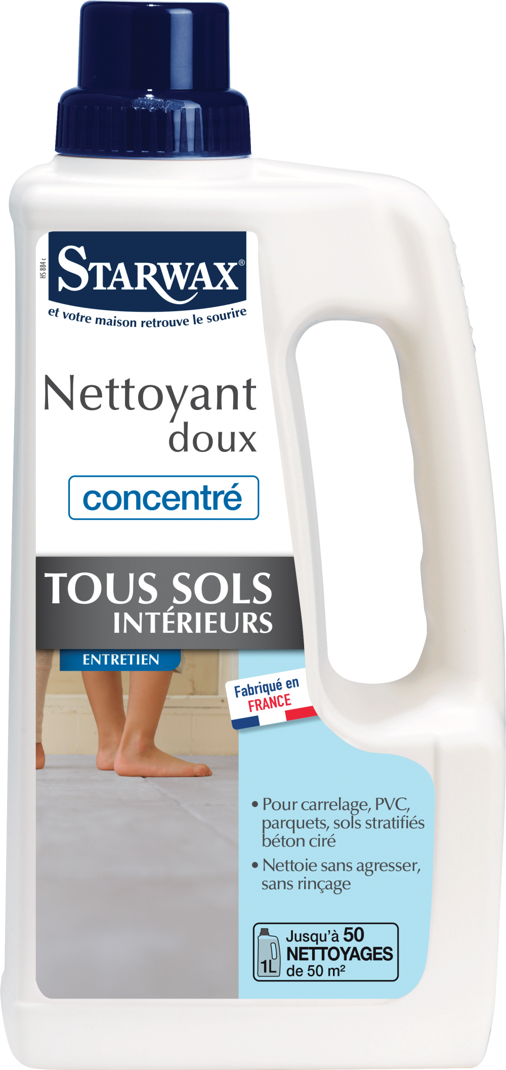 Nettoyant doux tous sols STARWAX 1 l