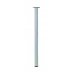 Pied de table basse cylindrique fixe acier époxy blanc, 70 cm de marque HETTICH, référence: B6238800