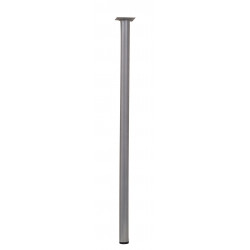 Pied de table basse cylindrique fixe acier mat gris, 70 cm de marque HETTICH, référence: B6239200