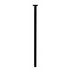 Pied de table cylindrique fixe acier époxy noir, 80 cm de marque HETTICH, référence: B6240000