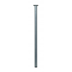 Pied de table cylindrique fixe acier mat gris, 80 cm de marque HETTICH, référence: B6240100