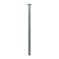 Pied de table cylindrique fixe acier mat gris, 80 cm - HETTICH