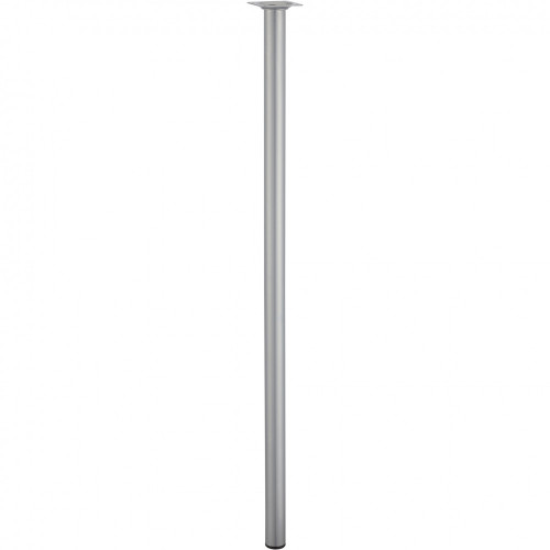 Pied de table cylindrique fixe acier mat gris, 80 cm - HETTICH