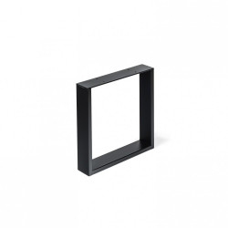 Pied meuble design REI fixe métal brut noir de marque REI, référence: B6242200