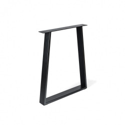 Pied meuble design REI fixe métal brut noir de marque REI, référence: B6242500