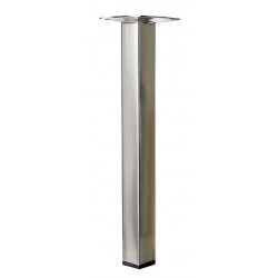 Pied table basse carré HETTICH fixe acier brossé gris de marque HETTICH, référence: B6243100