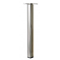 Pied table basse carré HETTICH fixe acier brossé gris de marque HETTICH, référence: B6243200