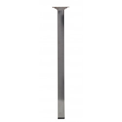 Pied table basse carré HETTICH fixe acier chromé gris de marque HETTICH, référence: B6243300