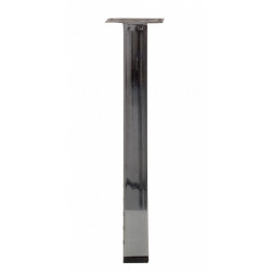 Pied table basse carré HETTICH fixe acier chromé gris de marque HETTICH, référence: B6243500