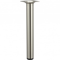 Pied table basse cylindrique HETTICH fixe acier brossé gris de marque HETTICH, référence: B6243700