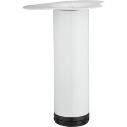 Pied table basse cylindrique HETTICH réglable acier époxy blanc de marque HETTICH, référence: B6244200