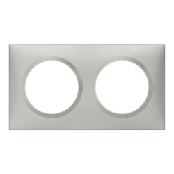 Plaque double Dooxie, LEGRAND, aluminium de marque LEGRAND, référence: B6245000
