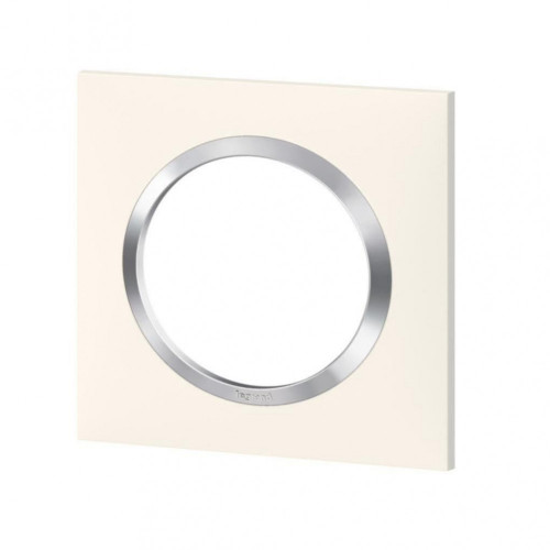 Plaque simple Dooxie, LEGRAND, blanc chromé - LEGRAND