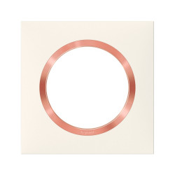 Plaque simple Dooxie, LEGRAND, blanc rose de marque LEGRAND, référence: B6246500