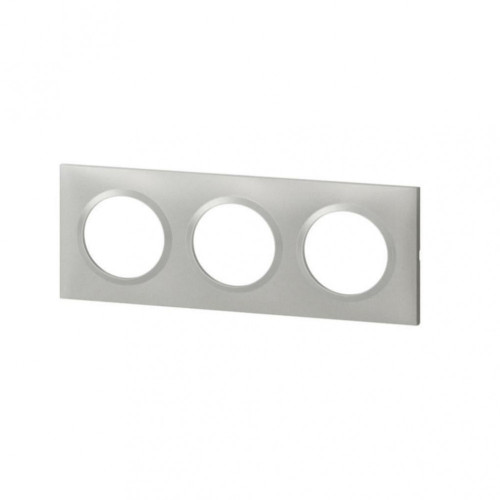 Plaque triple Dooxie, LEGRAND, aluminium - LEGRAND