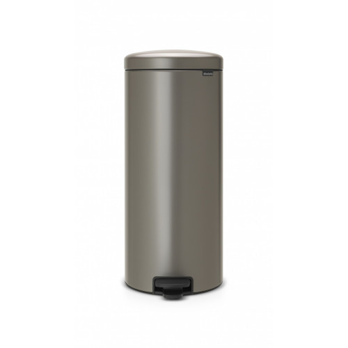 BRABANTIA Poubelle de cuisine 30 l à pédale BRABANTIA époxy platinium