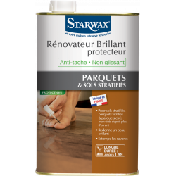 Rénovateur brillant parquet et stratifié STARWAX 1 l de marque Starwax, référence: B6251100