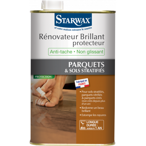 Rénovateur brillant parquet et stratifié STARWAX 1 l - Starwax