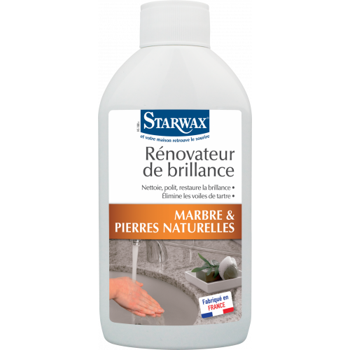 Rénovateur marbre STARWAX, incolore liquide, 250 ml - Starwax