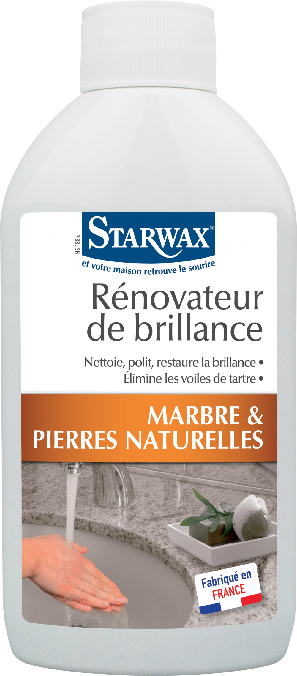 Rénovateur marbre STARWAX, incolore liquide, 250 ml