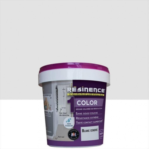 Résine colorée Color RESINENCE, Blanc cendré, 0.25 l - RESINENCE