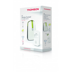 Sonnette sans fil THOMSON 513128, blanc - Thomson