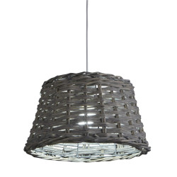 Suspension, e27 campagne Bocage saule gris 1 x 52 W MATHIAS - MATHIAS