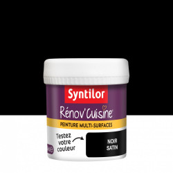 Testeur peinture Cuisine meubles, crédences SYNTILOR, noir, 0.075 l, satin de marque SYNTILOR, référence: B6258300