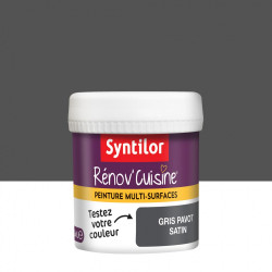 Testeur peinture SYNTILOR, gris pavot, 0.075 l, satin de marque SYNTILOR, référence: B6260400