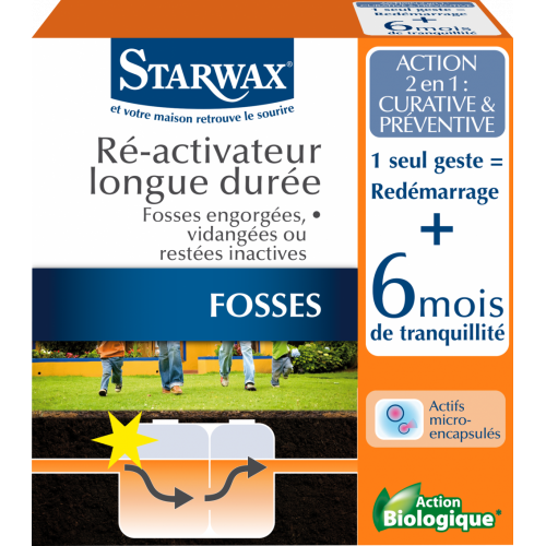 Traitement réactiveur biologique micro capsules 500 g STARWAX 0.5 kg - Starwax