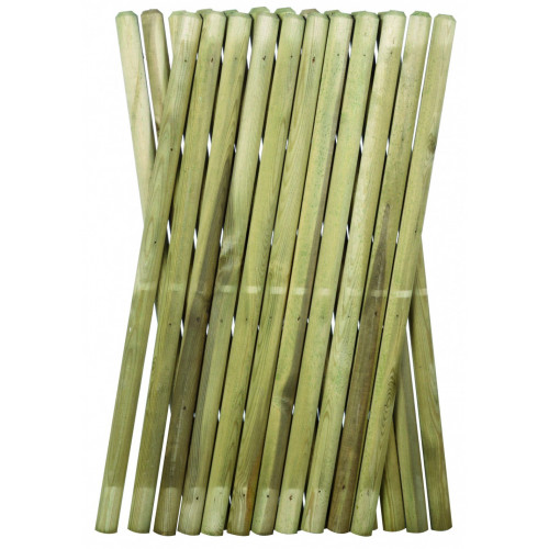 Barrière bois Pony FOREST STYLE naturel, H.100 x l.250 cm - Forest Style