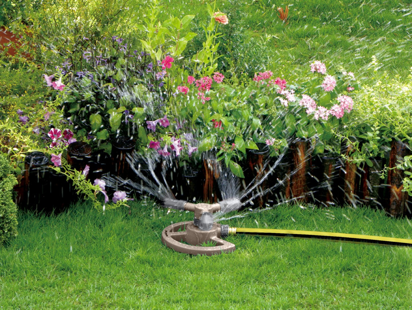 Ribiland 05178 Arroseur Circulaire Sur Pied Réglable 62-99 Cm Argent - Grande Surface