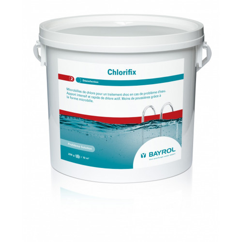 Chlore choc piscine BAYROL Chlorifix, granulé 5 kg - BAYROL