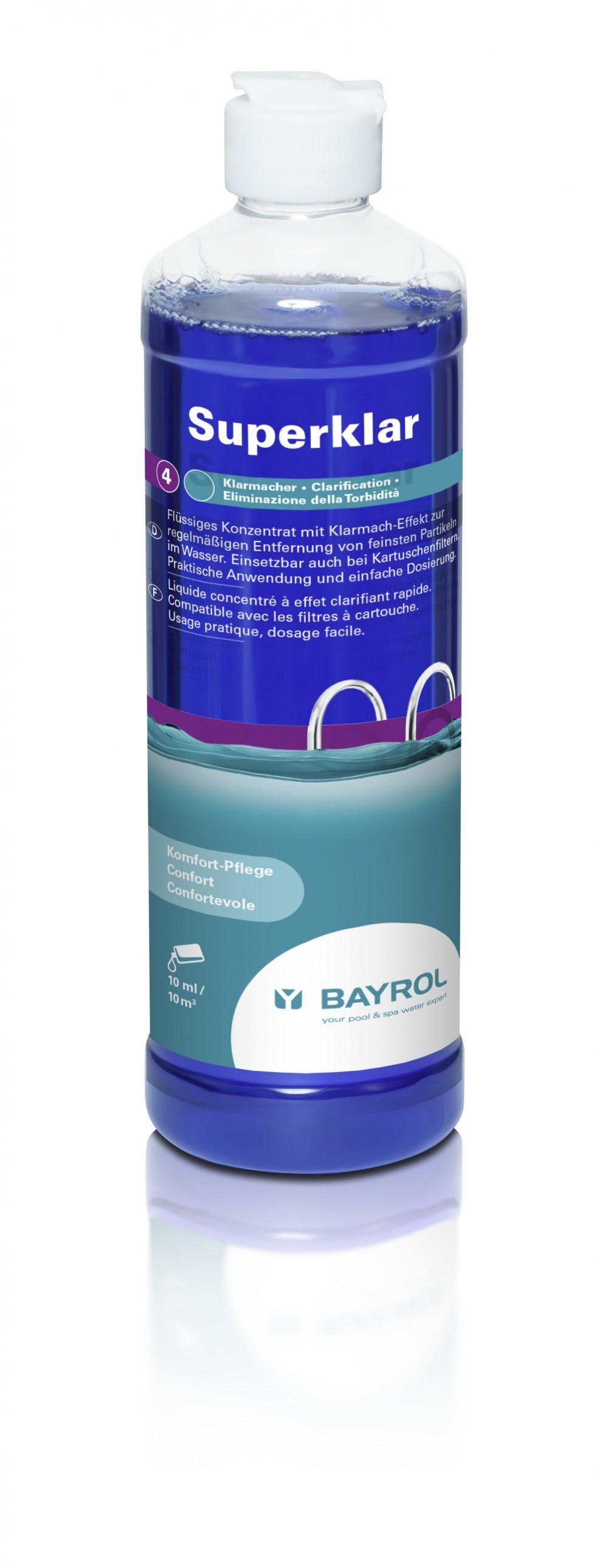 Clarifiant piscine BAYROL Superklar, liquide 0.4 l