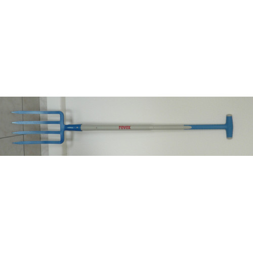 Fourche à bêcher acier forgé REVEX manche composite L.90 cm - REVEX