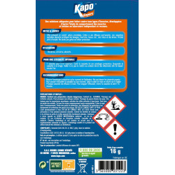 Insecticide diffuseur tablette mites et larves de vêtements KAPO, 16 gr - KAPO