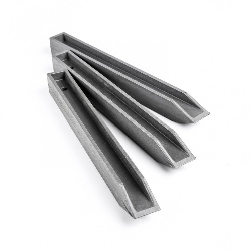 Lot de 10 piquets à planter Ecolat plastique gris, H.38 x L.4 cm - ECOLAT