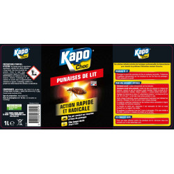 Antipunaises pulvérisateur punaises de lit KAPO, 1 l - KAPO