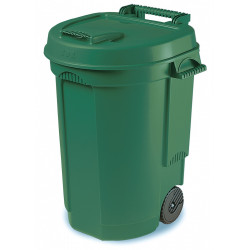 Poubelle de rue container 110 l, H.81 x l.58 x P.55 cm de marque EDA, référence: J6057000