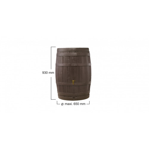 Récupérateur d'eau Vino noir GARANTIA - GARANTIA
