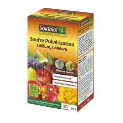 Soufre pulvérisation SOLABIOL, 750g - SOLABIOL