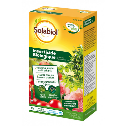 Traitement des insectes potager et fruitiers SOLABIOL, pour potager et verger, 2 - SOLABIOL