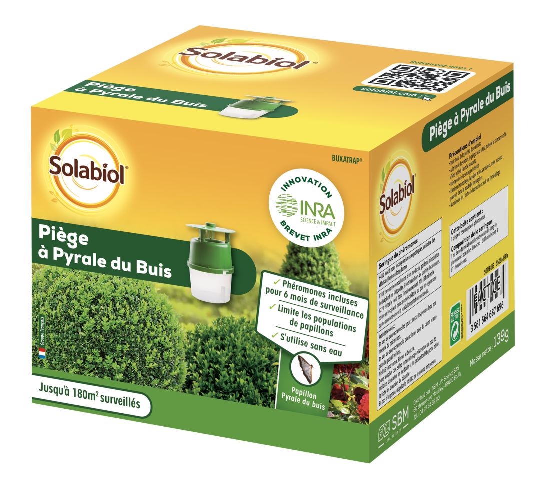 Traitement des insectes SOLABIOL, 1 piège + 2 seringues