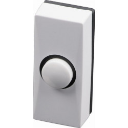 Bouton de sonnette filaire SCS SENTINEL Golfy 7900, blanc - SCS SENTINEL