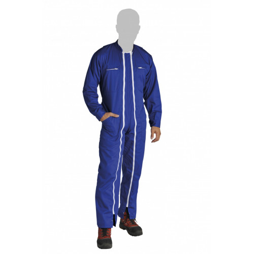 Combinaison de travail CATERPILLAR Double zip bleu taille L - CATERPILLAR