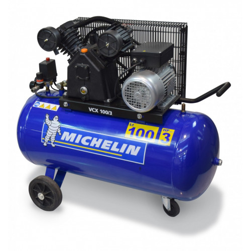 Compresseur de chantier MICHELIN 100 l 3 cv VCX100 230 V - MICHELIN