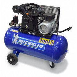 Compresseur de chantier MICHELIN 100 l 3 cv VCX100 230 V - MICHELIN