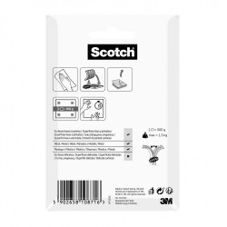 24 Pastilles agrippantes adhésives transparent intérieur SCOTCH L.2.2 x l.22 mm - SCOTCH